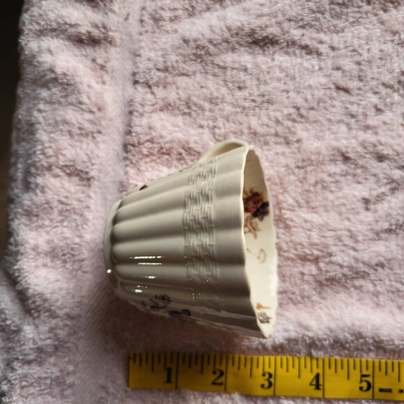 SPODE COPELAND CHINA TEA CUP BASKET WEAVE WICKER LANE MADE IN ENGLAND 'BIN F - Picture 7 of 7